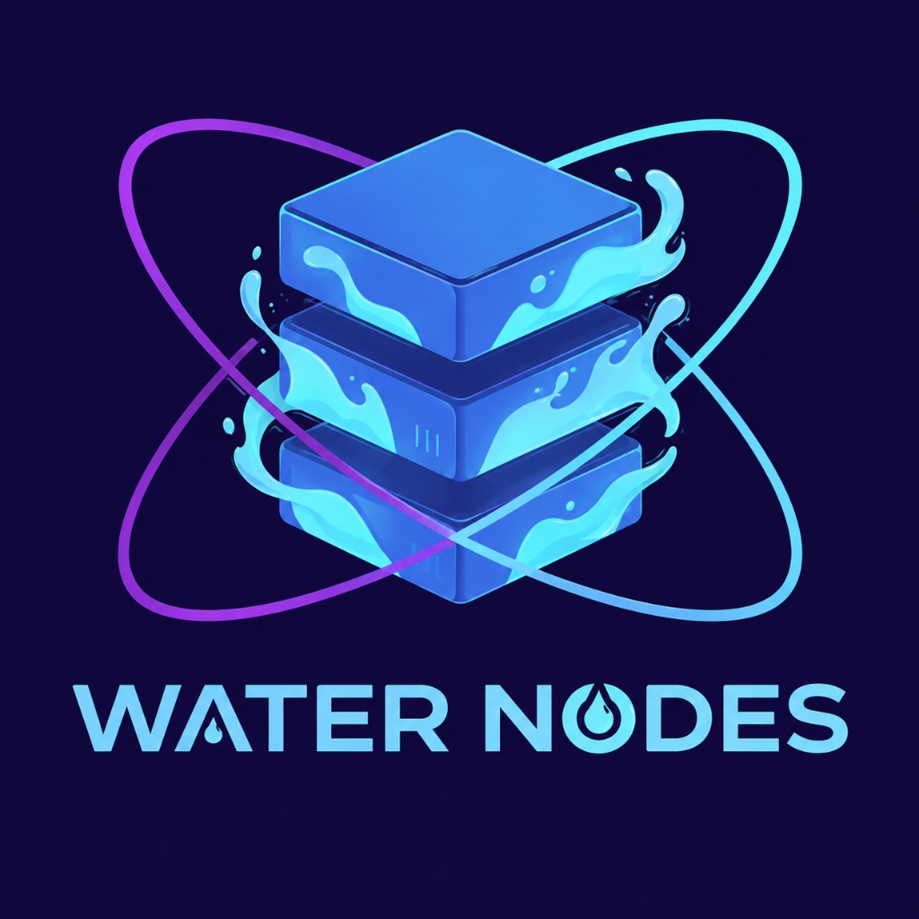 WATER NODES - Minecraft Hosting Automation logo